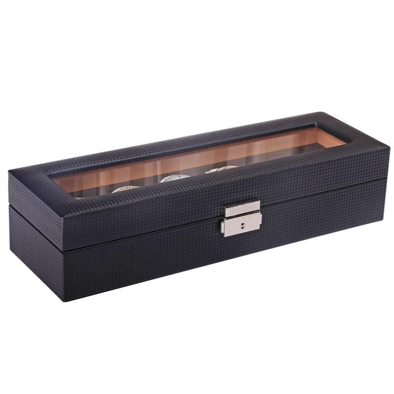 CARBON WATCH BOX <br/>6 SLOTS