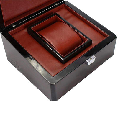 LACQUERED WOOD WATCH CASE <br/>1 SLOT