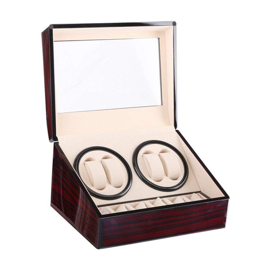 AUTOMATIC WATCH WINDER IN WOOD<br/> 4 SLOTS